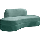 Meridian Furniture Mitzy Velvet Sofa - Green - Sofas