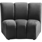 Meridian Furniture Infinity Modular Chair - Grey - Chairs