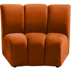 Meridian Furniture Infinity Modular Chair - Cognac - Chairs