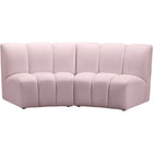 Meridian Furniture Infinity Modular Loveseat - Pink - Loveseats