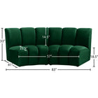 Meridian Furniture Infinity Modular Loveseat - Loveseats