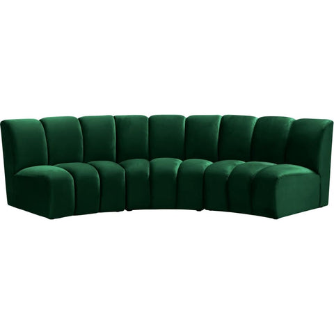 Meridian Furniture Infinity Modular Sofa - Green - Sofas