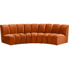 Meridian Furniture Infinity Modular Sofa - Cognac - Sofas