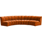 Meridian Furniture Infinity Modular 4pc. Sectional - Cognac - Sofas