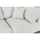Meridian Furniture Serene Linen Deluxe Cloud Modular Down Filled Overstuffed Sectional 8A - Living Room Furniture