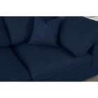 Meridian Furniture Serene Linen Deluxe Cloud Modular Down Filled Overstuffed Sectional 5C - Living Room Furniture