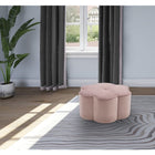 Meridian Furniture Daisy Velvet Ottoman - Ottomans