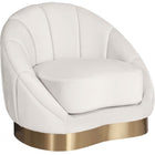 Meridian Furniture Shelly Velvet Chair - Cream - Chairs