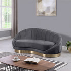 Meridian Furniture Shelly Velvet Chaise - Sofas