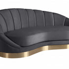 Meridian Furniture Shelly Velvet Chaise - Sofas