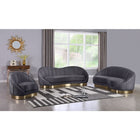 Meridian Furniture Shelly Velvet Chaise - Sofas