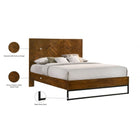 Meridian Furniture Reed Wood Queen Bed - Bedroom Beds