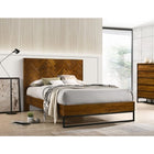 Meridian Furniture Reed Wood Queen Bed - Bedroom Beds