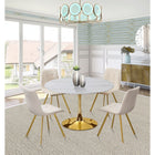 Meridian Furniture Annie Velvet Dining Chair - Gold - Dining Chairs