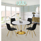 Meridian Furniture Annie Velvet Dining Chair - Gold - Dining Chairs
