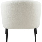 Meridian Furniture Barlow Faux Fur Chair - Black - Chairs