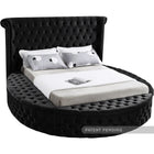 Meridian Furniture Luxus Velvet King Bed - Black - Bedroom Beds