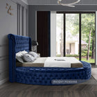Meridian Furniture Luxus Velvet Queen Bed - Bedroom Beds