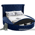Meridian Furniture Luxus Velvet King Bed - Bedroom Beds