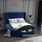Meridian Furniture Luxus Velvet King Bed - Bedroom Beds