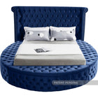 Meridian Furniture Luxus Velvet King Bed - Bedroom Beds