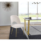 Meridian Furniture Logan Velvet Dining Chair - Dining Chairs