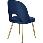 Meridian Furniture Logan Velvet Dining Chair - Dining Chairs