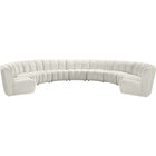 Meridian Furniture Infinity Modular 9pc. Sectional - Cream - Sofas