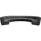 Meridian Furniture Infinity Modular 9pc. Sectional - Grey - Sofas