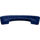 Meridian Furniture Infinity Modular 9pc. Sectional - Navy - Sofas