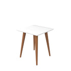 Manhattan Comfort Utopia 19.68 High Square End Table With Splayed Wooden Legs - Other Tables