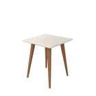 Manhattan Comfort Utopia 19.68 High Square End Table With Splayed Wooden Legs - Other Tables