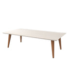 Manhattan Comfort Utopia 11.81 High Rectangle Coffee Table with Splayed Legs - Coffee Tables