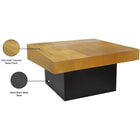 Meridian Furniture Palladium Coffee Table - Gold - Coffee Tables