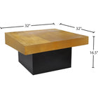 Meridian Furniture Palladium Coffee Table - Gold - Coffee Tables