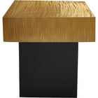 Meridian Furniture Palladium End Table - Gold - End Table