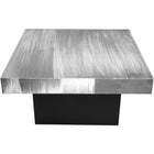 Meridian Furniture Palladium Coffee Table - Silver - Coffee Tables