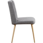 Meridian Furniture Eleanor Linen Textured Dining Chair - Dining Chairs