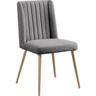 Meridian Furniture Eleanor Linen Textured Dining Chair - Dining Chairs