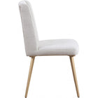 Meridian Furniture Eleanor Linen Textured Dining Chair - Dining Chairs