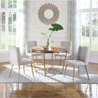 Meridian Furniture Eleanor Linen Textured Dining Chair - Dining Chairs