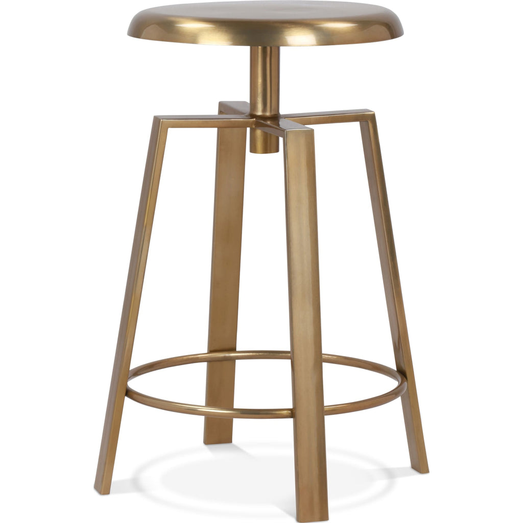 Meridian Furniture Lang Bar | Counter Stool - Gold - Stools