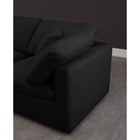 Meridian Furniture Plush Velvet Standard Cloud Modular Down Filled Overstuffed 70 Armless Sofa - Sofas