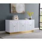 Meridian Furniture Cosmopolitan Sideboard/Buffet - White - Storage