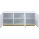 Meridian Furniture Cosmopolitan Sideboard/Buffet - White - Storage