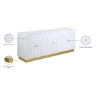 Meridian Furniture Cosmopolitan Sideboard/Buffet - White - Storage