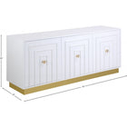 Meridian Furniture Cosmopolitan Sideboard/Buffet - White - Storage