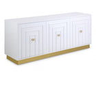 Meridian Furniture Cosmopolitan Sideboard/Buffet - White - Storage