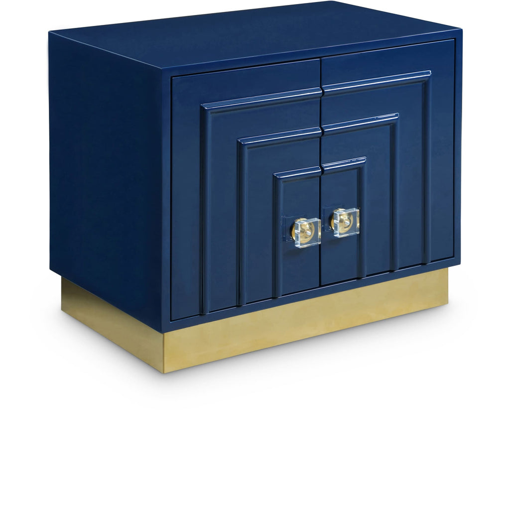 Meridian Furniture Cosmopolitan Side Table - Navy - Other Tables