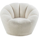 Meridian Furniture Dream Faux Sheepskin Fur Accent Chair - Chairs